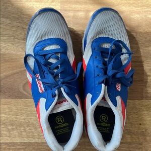 Reebok Classic Blue and Red Athletic Shoes